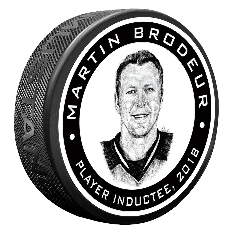 2018 Martin Brodeur Puck - NHL Legends