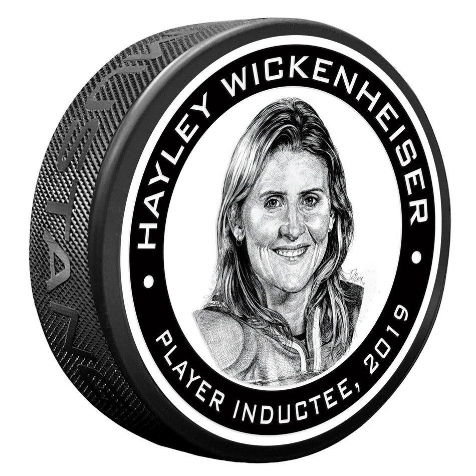 2019 Hayley Wickenheiser Puck - NHL Legends