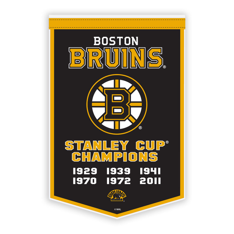 Boston Bruins Banner | Dynasty 10" x 15"