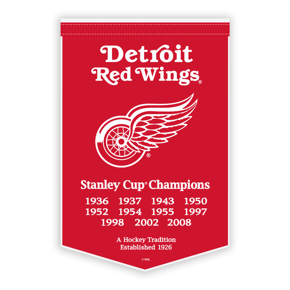 Detroit Red Wings Banner | Dynasty 10" x 15"