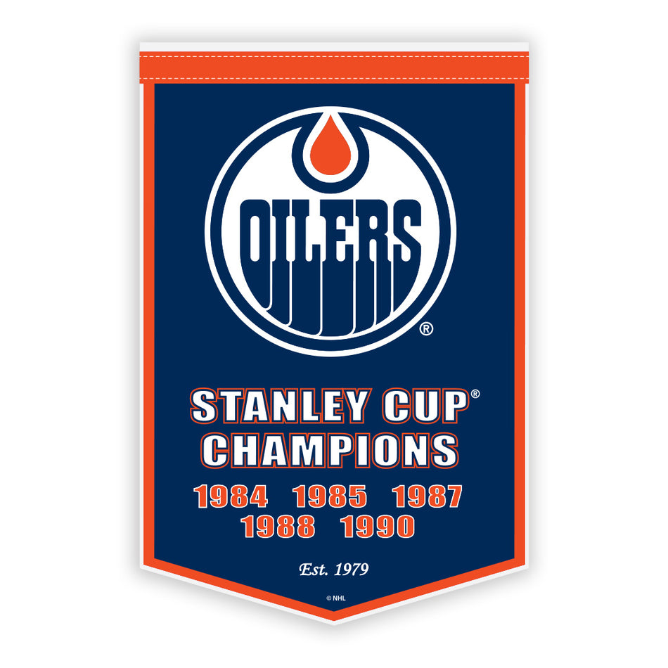 Edmonton Oilers Banner | Dynasty 10" x 15"