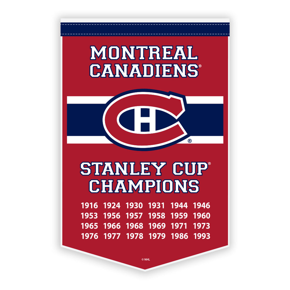 Montreal Canadiens Banner | Dynasty 10" x 15"