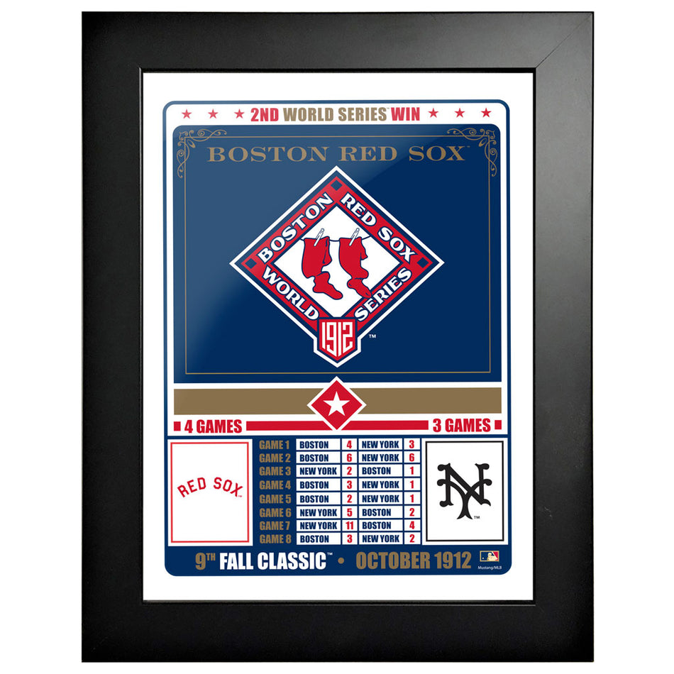 Boston Red Sox 12"x16" Fall Classic 1912
