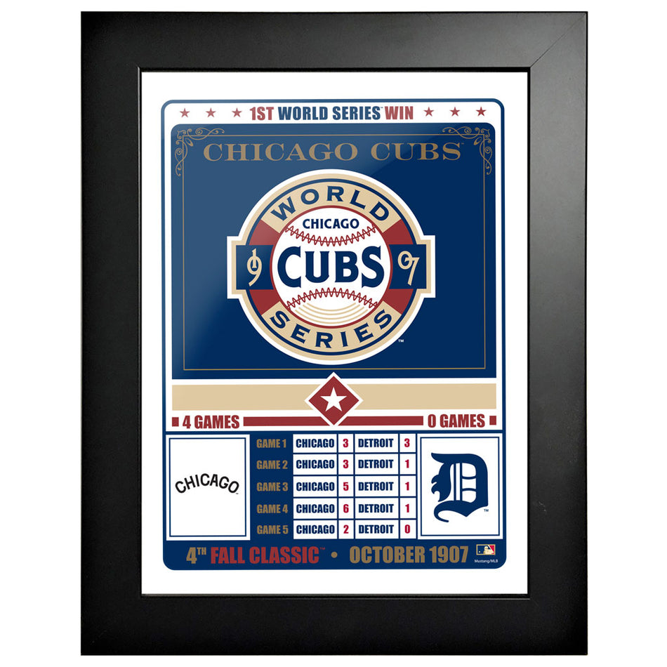 Chicago Cubs 12"x16" Fall Classic 1907