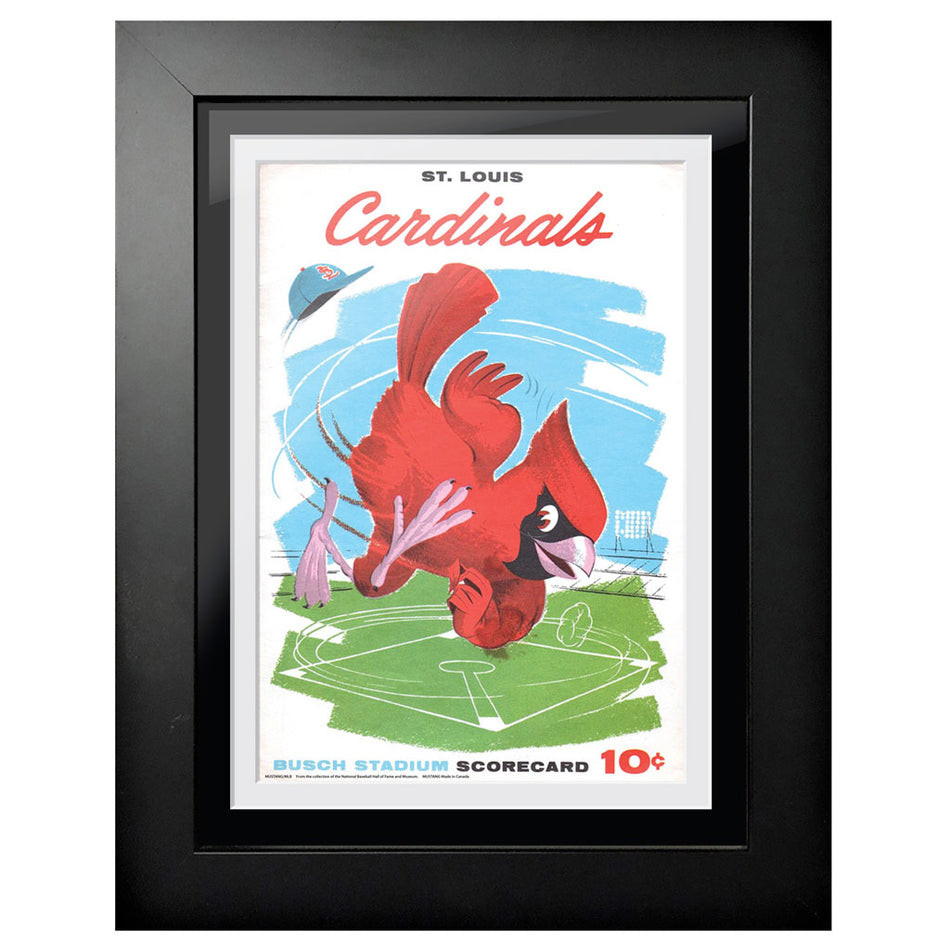 St. Louis Cardinals 1959 Score Card 12x16 Framed Program Cover