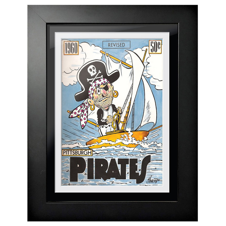 Pittsburgh Pirates 1960 Year Book 12x16 Framed Program Cover