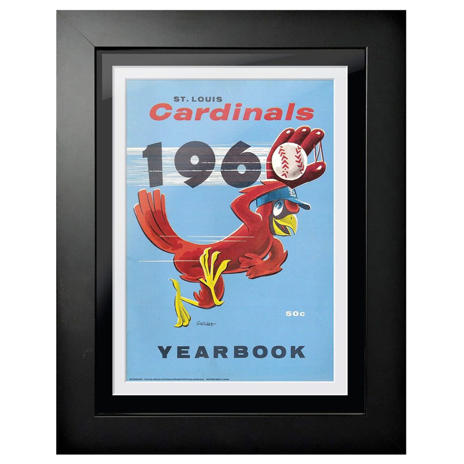 St. Louis Cardinals 1960 Year Book 12x16 Framed Program Cover