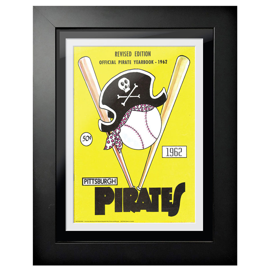 Pittsburgh Pirates 1962 Year Book 12x16 Framed Program Cover