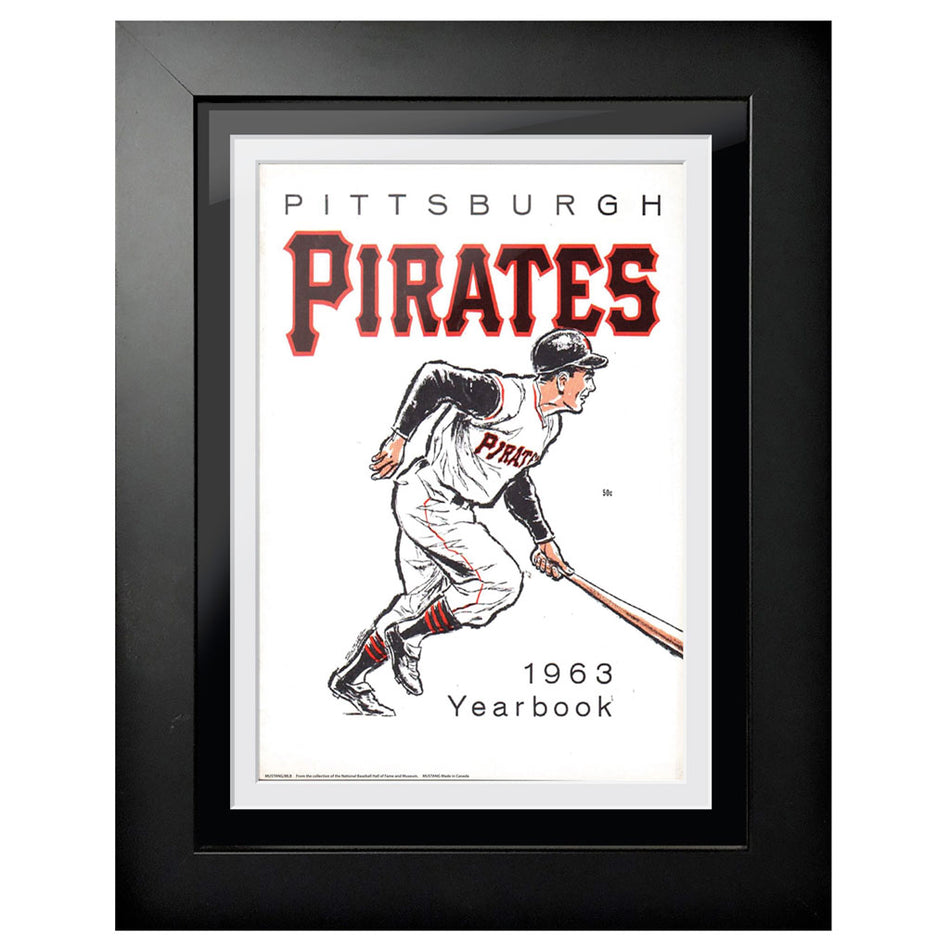 Pittsburgh Pirates 1963 Year Book 12x16 Framed Program Cover