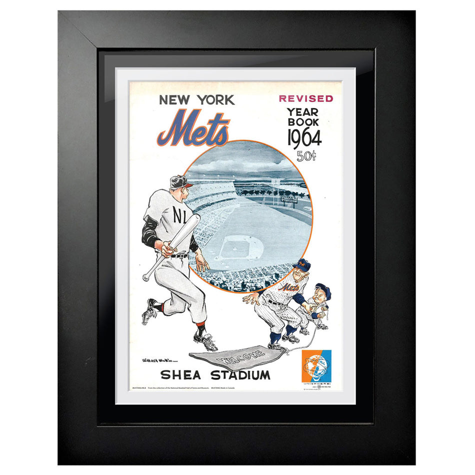 New York Mets 1964 Year Book 12x16 Framed Program Cover