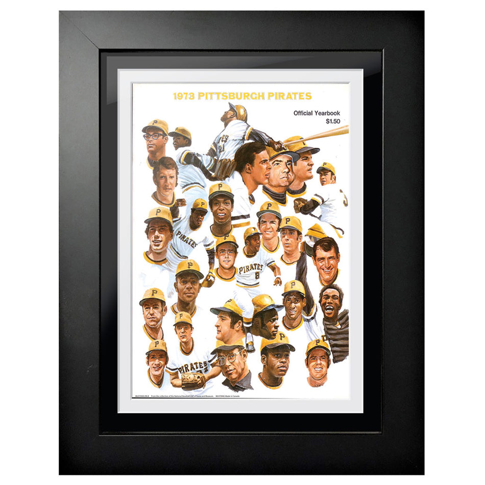 Pittsburgh Pirates 1973 Year Book 12x16 Framed Program Cover