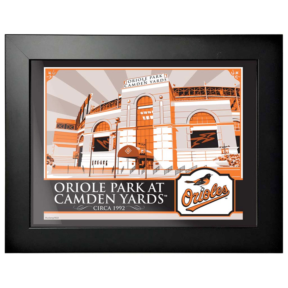 Baltimore Orioles 12x16 Ballpark Framed Artwork