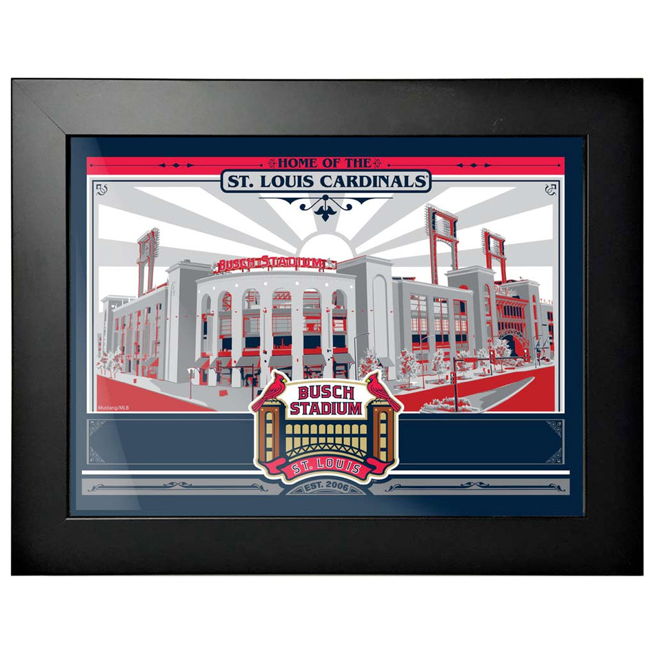 St. Louis Cardinals 12x16 Ballpark Framed Artwork