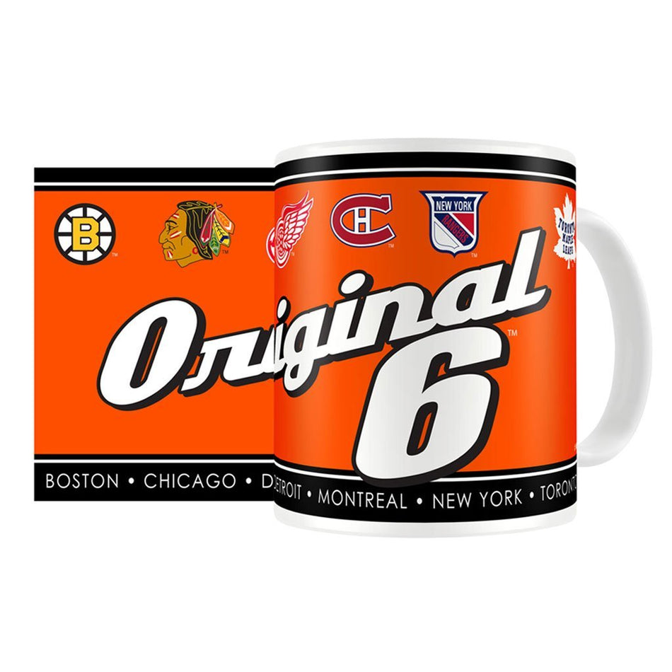 Original Six 15oz SCRIPT Sublimated Mug - Sports Decor