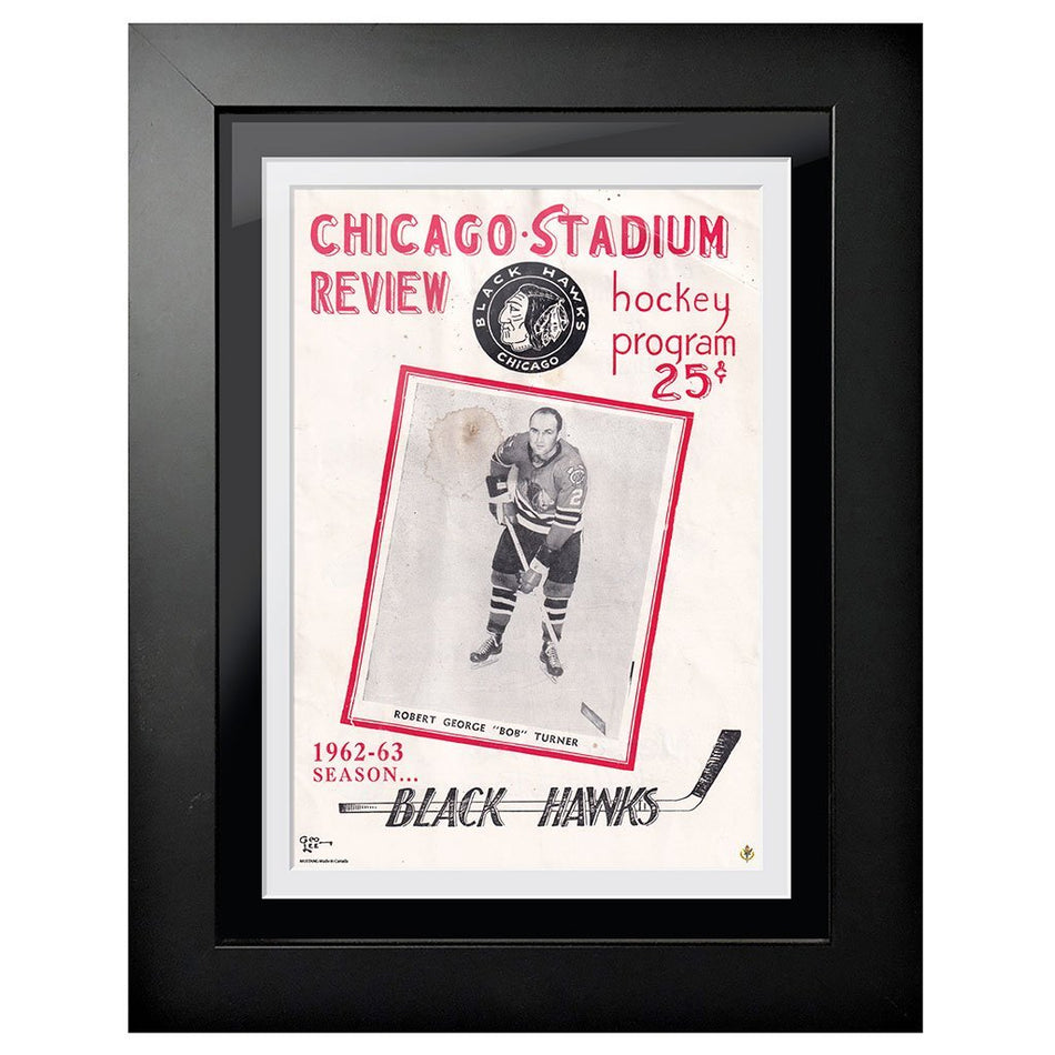 Chicago Blackhawks Program Cover - Chicago Stadium Review 1962 Edition 2