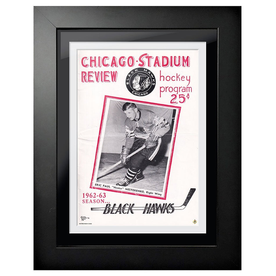 Chicago Blackhawks Program Cover - Chicago Stadium Review 1962 Edition 3
