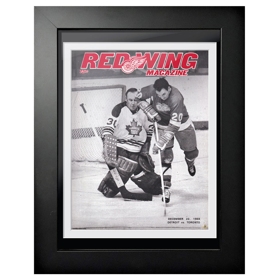 Toronto Maple Leafs Memorabilia- Bruce Gamble vs Detroit Program Cover