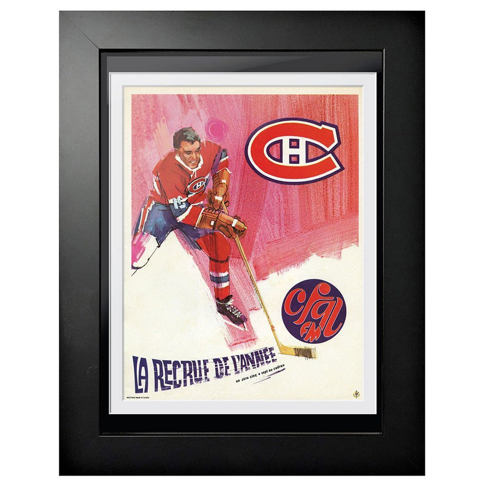 Montreal Canadiens Program Cover - La Recrue de L'Anne CFALFM