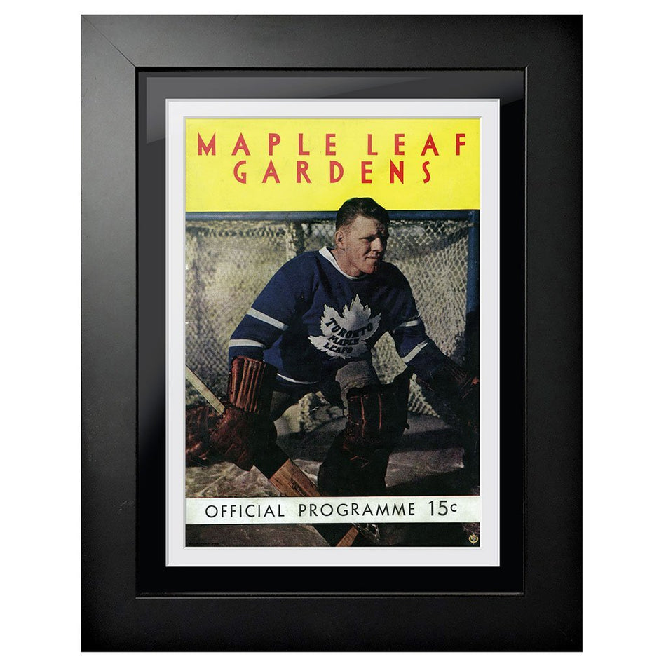 Toronto Maple Leafs Memorabilia-Maple Leaf Gardens Goalie Edition Program Cover