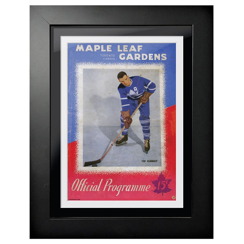Toronto Maple Leafs Memorabilia-Maple Leaf Gardens Red, White, & Blue Program Cover