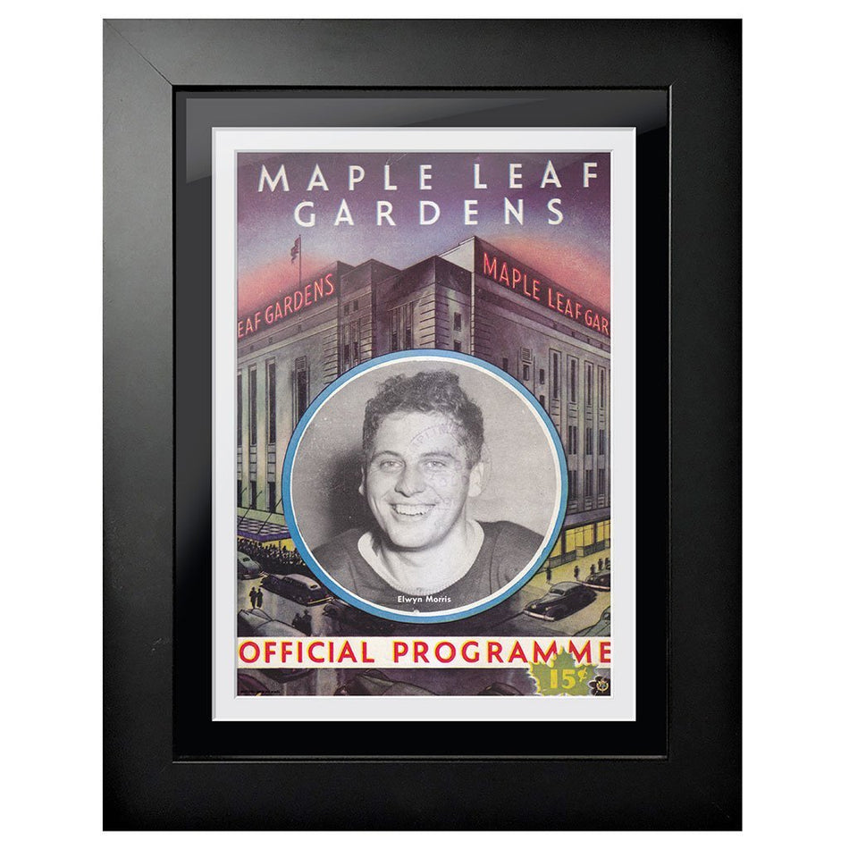 Toronto Maple Leafs Memorabilia-Maple Leaf Gardens Black & White Program Cover