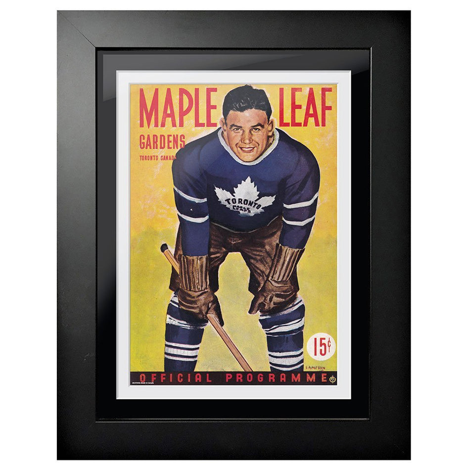 Toronto Maple Leafs Memorabilia-Maple Leaf Gardens Yellow Pop Program Cover