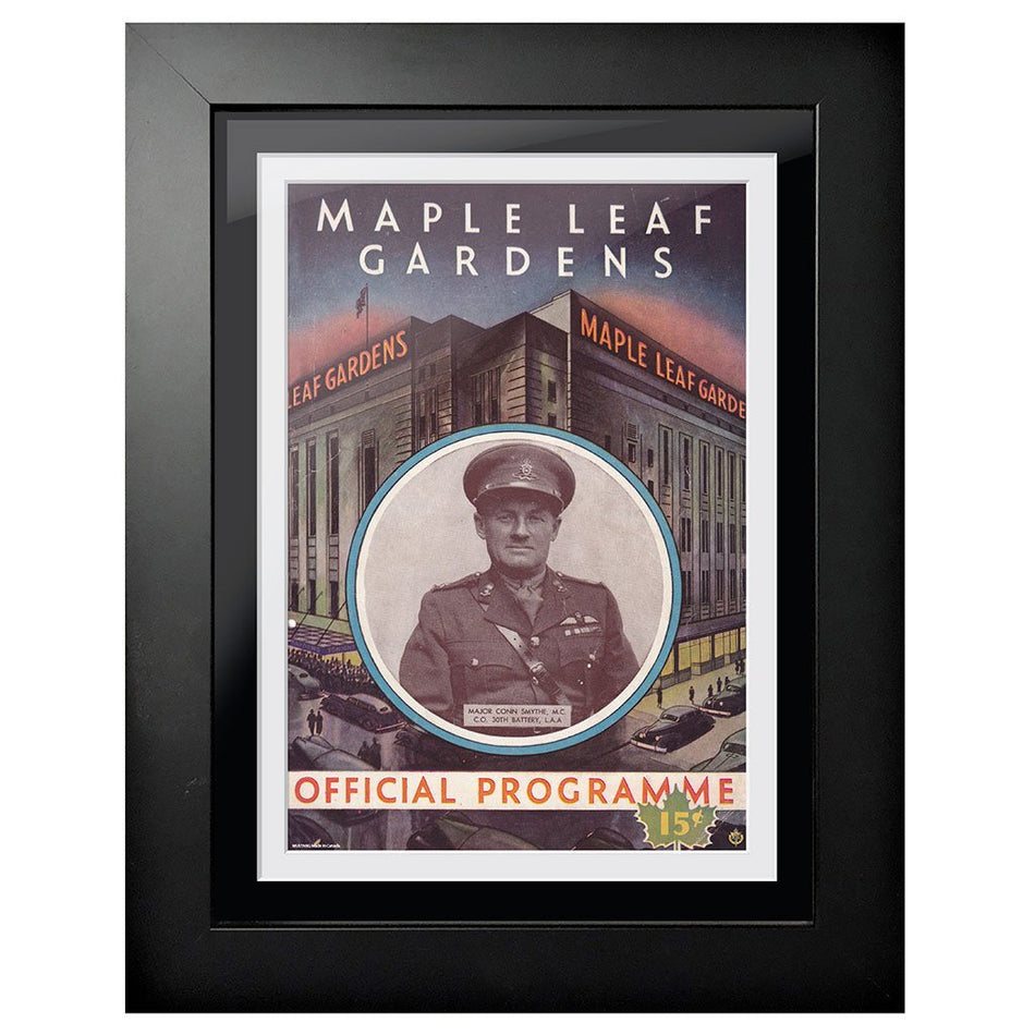 Toronto Maple Leafs Memorabilia-Maple Leaf Gardens War Hero Program Cover