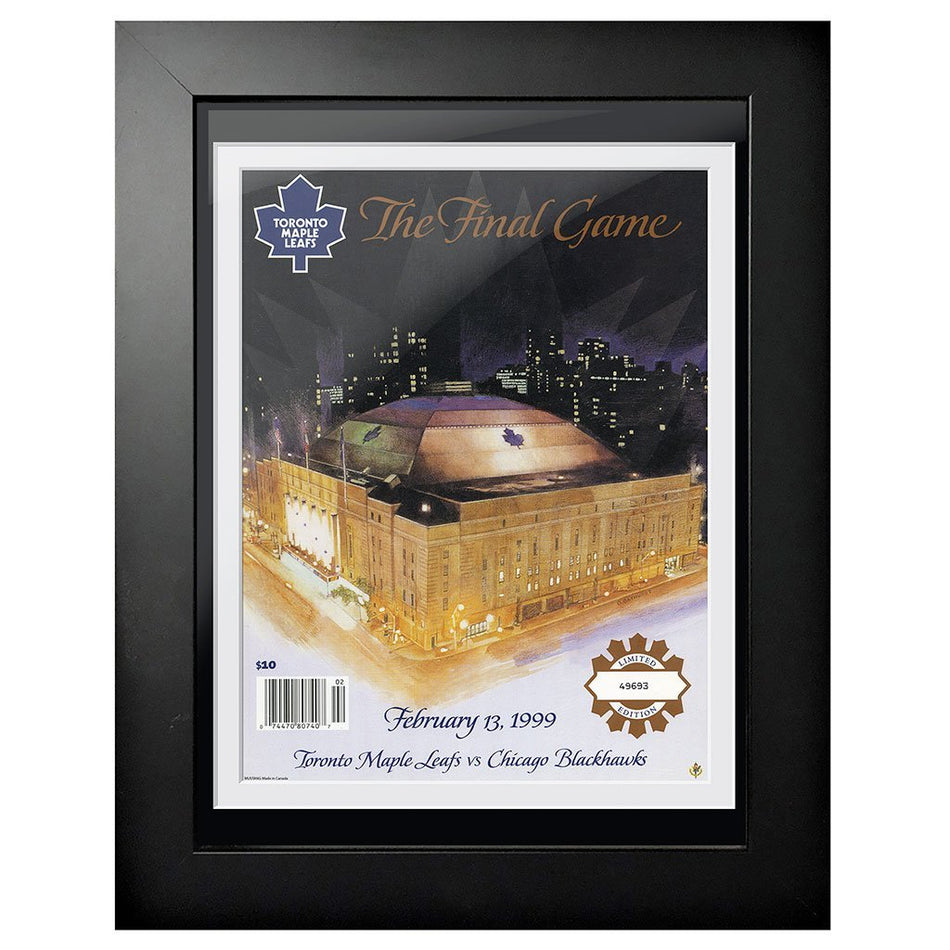 Toronto Maple Leafs Memorabilia-1999 Final Game Program Cover