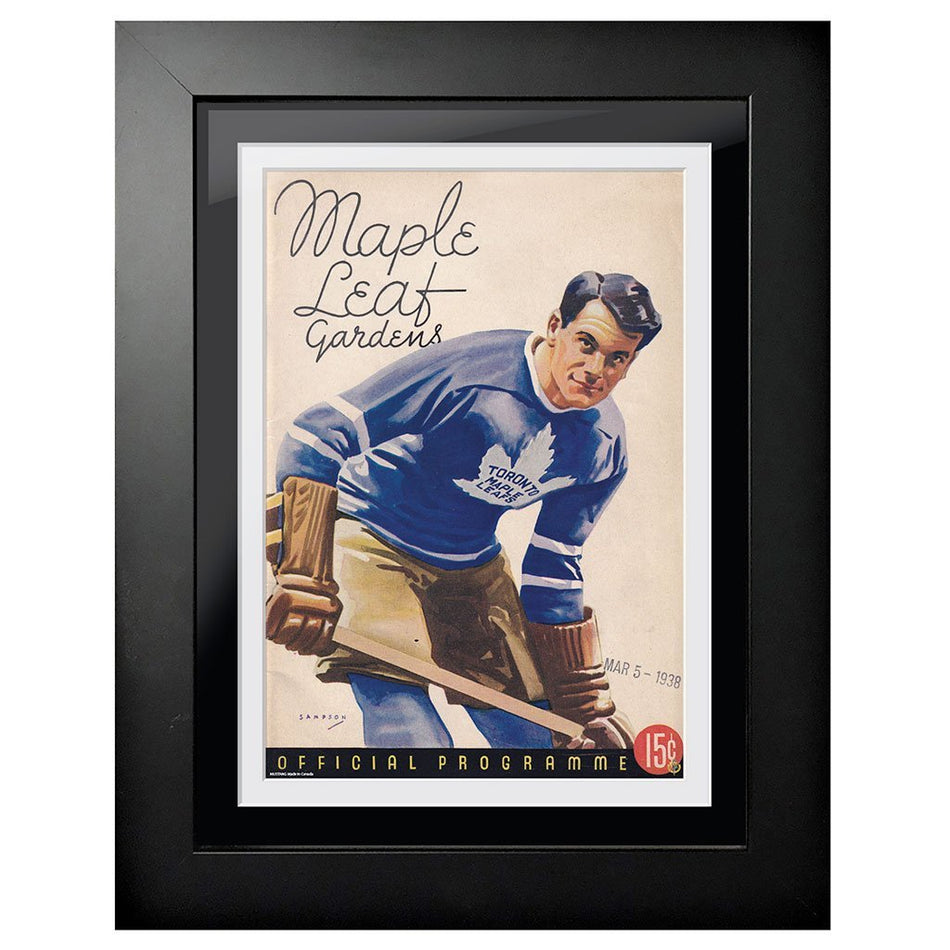 Toronto Maple Leafs Memorabilia-1938 Cursive Edition Program Cover