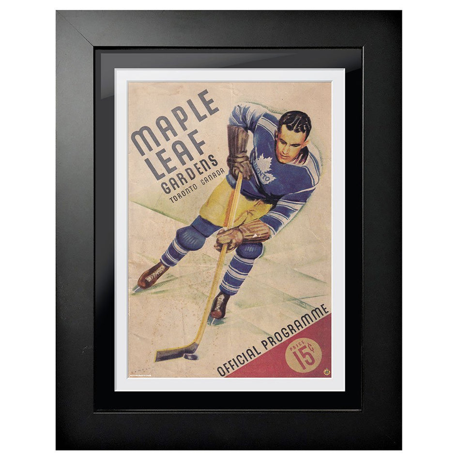 Toronto Maple Leafs Memorabilia-Maple Leaf Gardens Stick Handle Program Cover