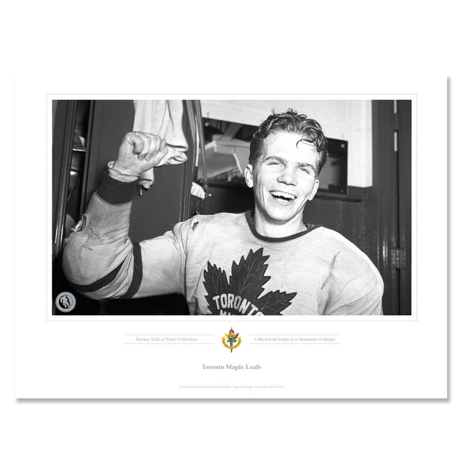 Toronto Maple Leafs Memorabilia -1951 Bill Barilko Classic - 12" x 16" Print