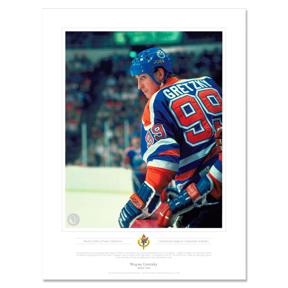 Edmonton Oilers Memorabilia | Wayne Gretzky Print 12" x 16"
