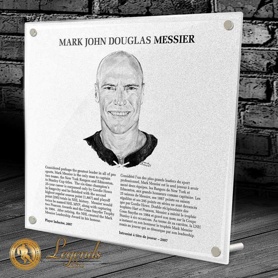 2007 Mark Messier - NHL Legends Plaque