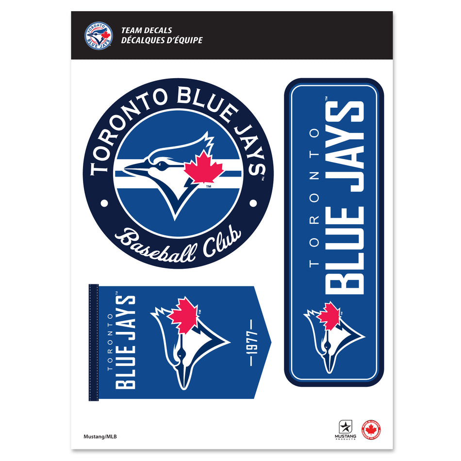 Toronto Blue Jays 8" x 11" Fan Decal Set