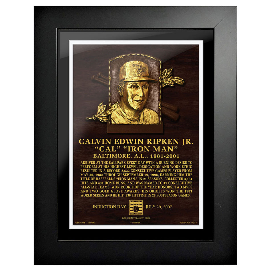 Cal Ripken Legend 12"x16" Framed Art Baltimore Orioles