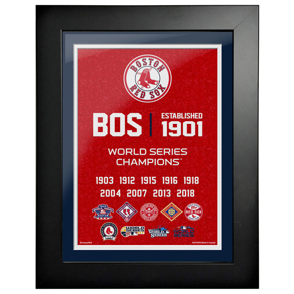 Boston Red Sox 12x16 World Series Empire Frame