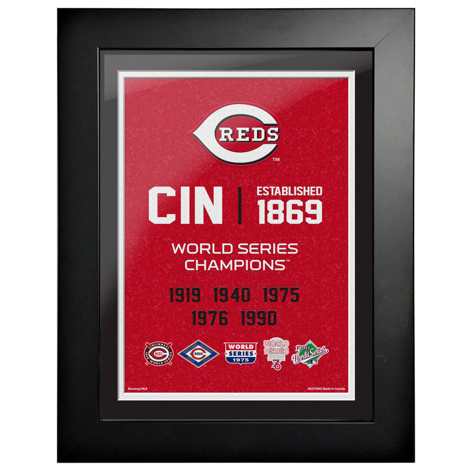 Cincinnati Reds 12x16 World Series Empire Frame