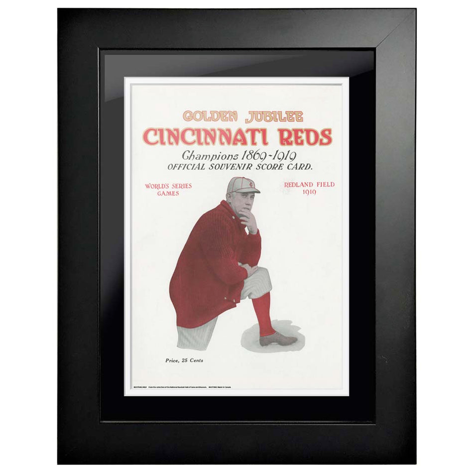 Chicago White Sox vs. Cincinnati Reds 12x16 Framed World Series Program Cover 1919