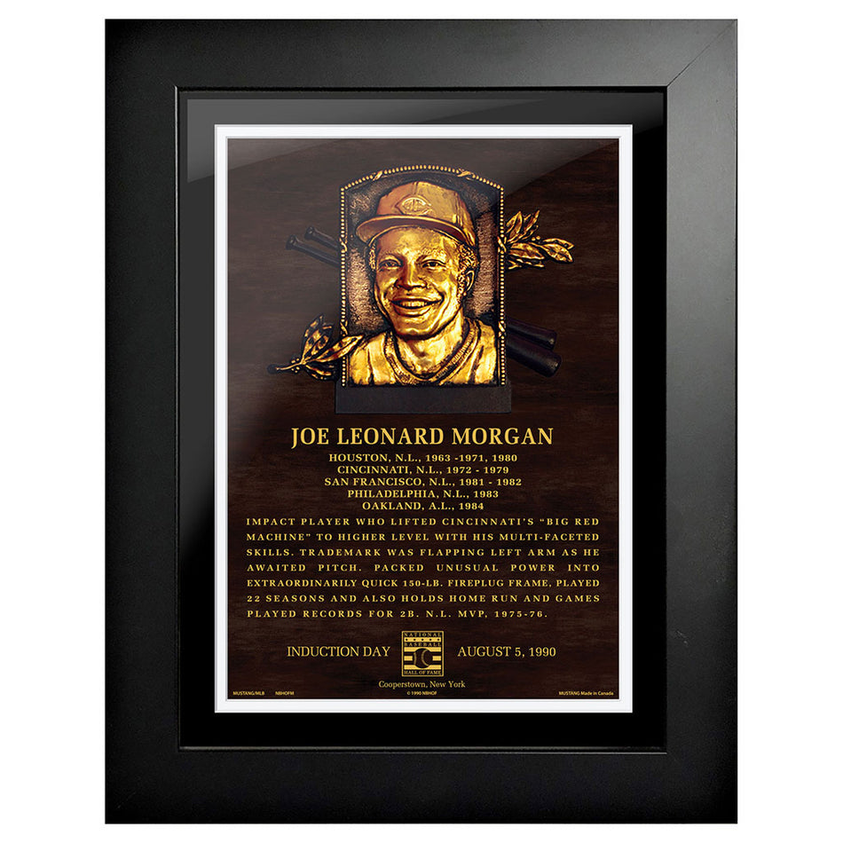 Joe Morgan Legend 12"x16" Framed Art Cincinnati Reds