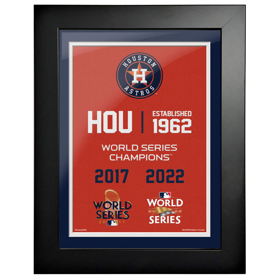 Houston Astros 12x16 World Series Empire Frame