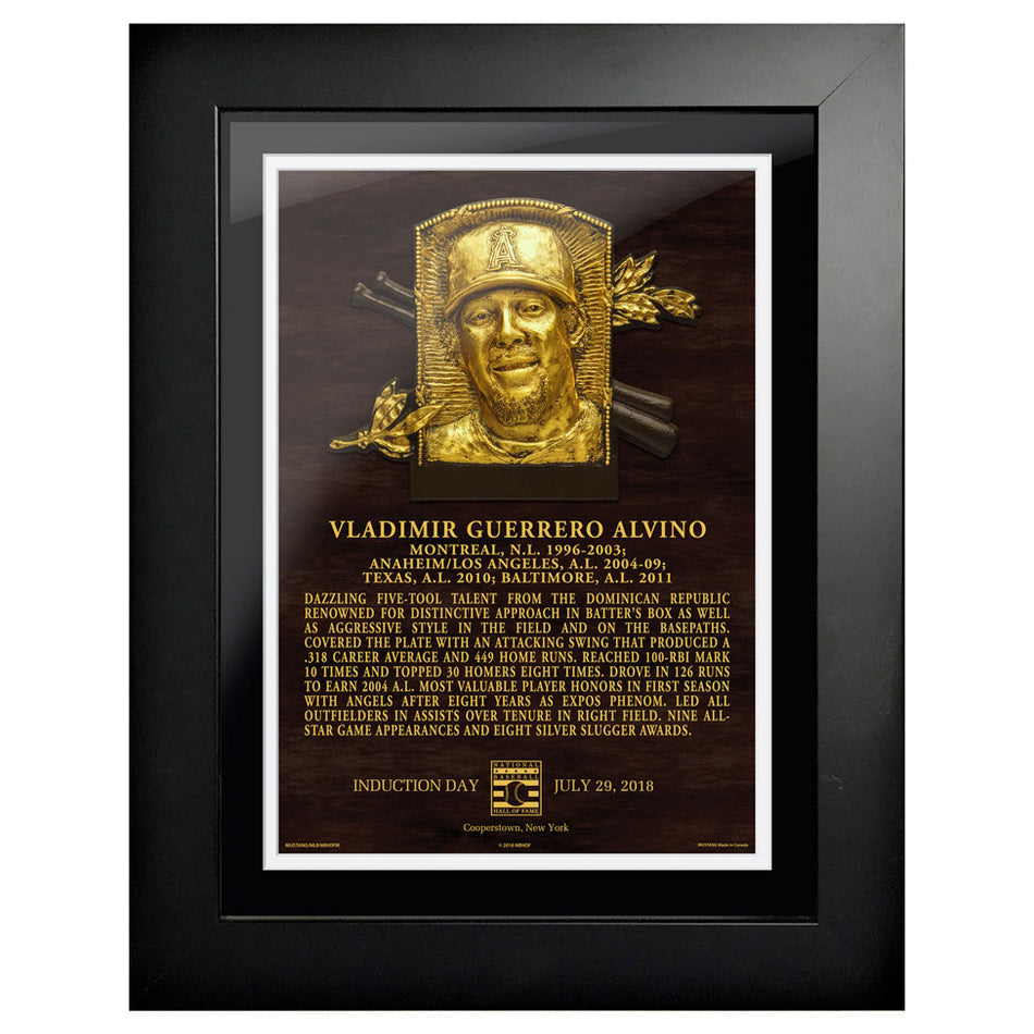 Vladimir Guerrero Alvino Legend 12"x16" Framed Art Baltimore Orioles