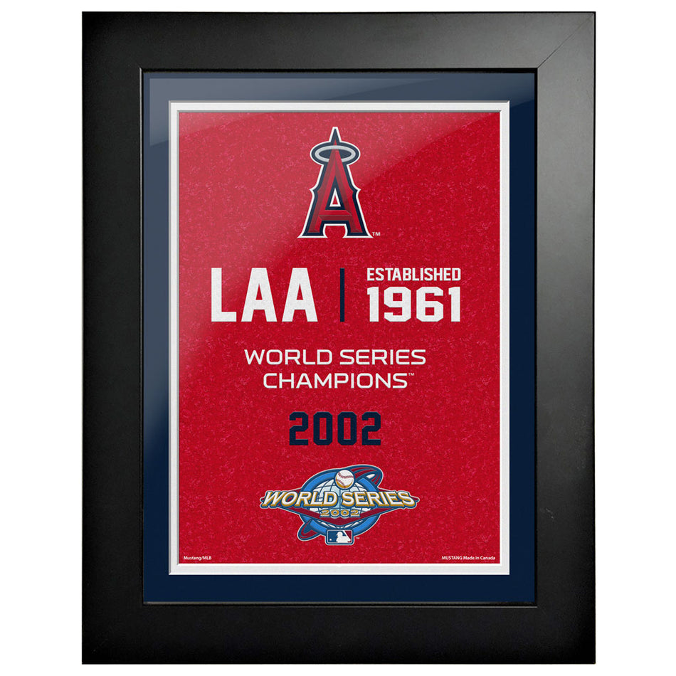 Los Angeles Angels 12x16 World Series Empire Frame