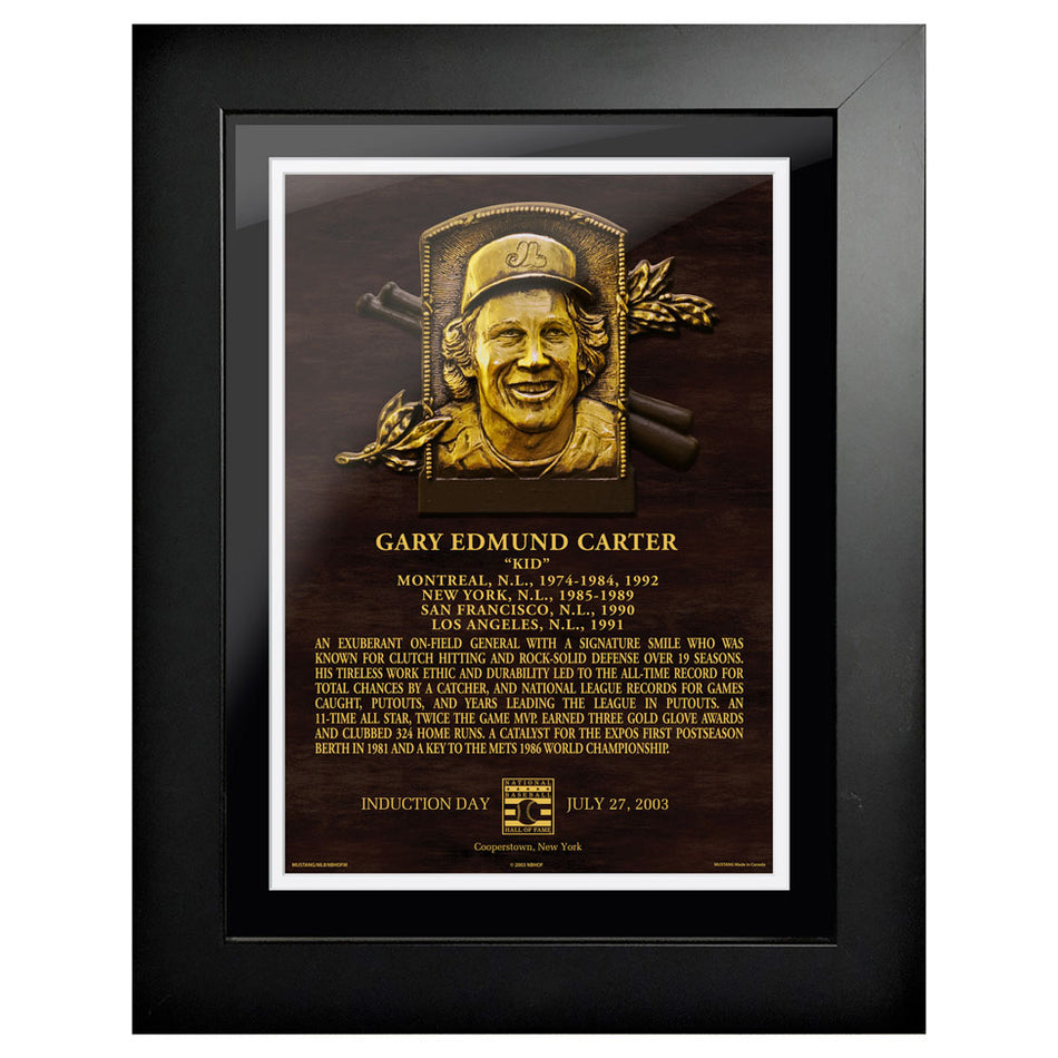Gary Edmund Carter Legend 12"x16" Framed Art Montreal Expos