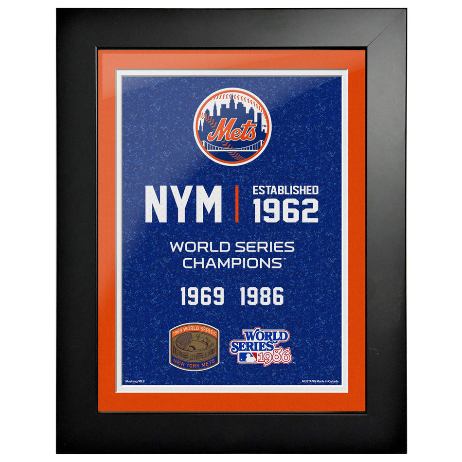 New York Mets 12x16 World Series Empire Frame