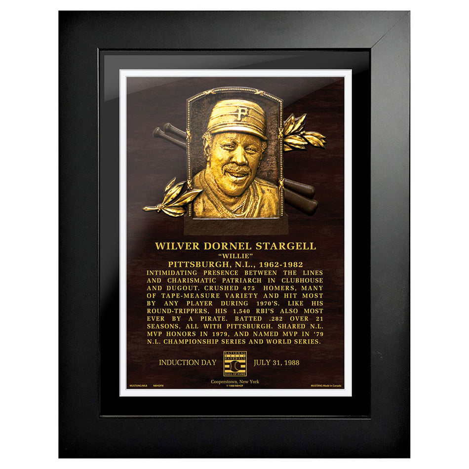Willie Stargell Legend 12"x16" Framed Art Pittsburgh Pirates