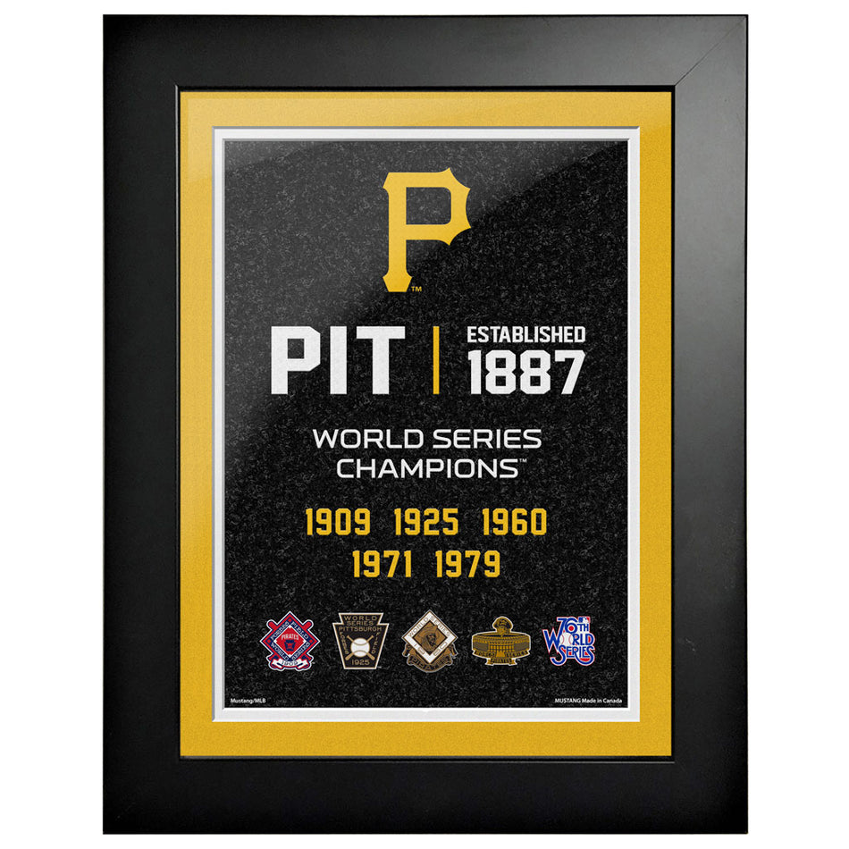 Pittsburgh Pirates 12x16 World Series Empire Frame