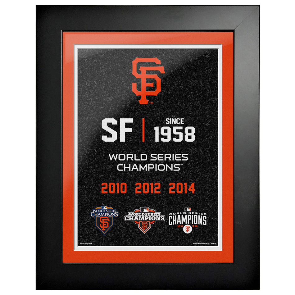 San Francisco Giants 12x16 World Series Empire Frame