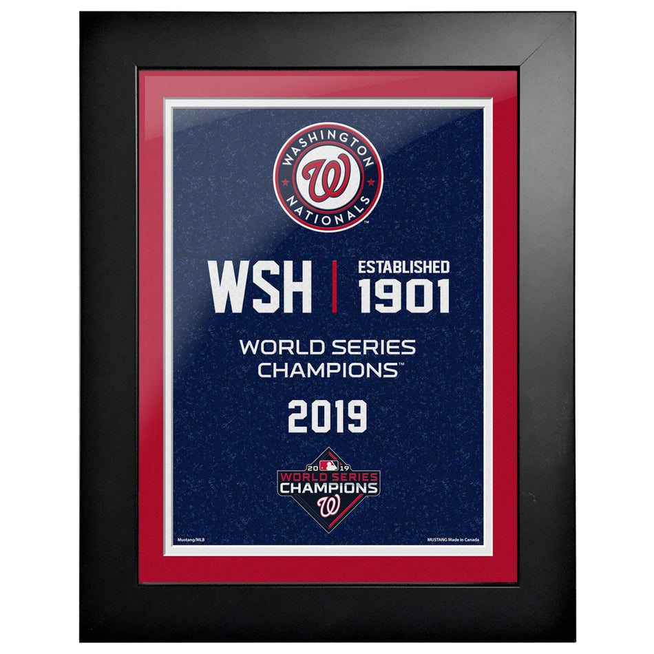 Washington Nationals 12x16 World Series Empire Frame