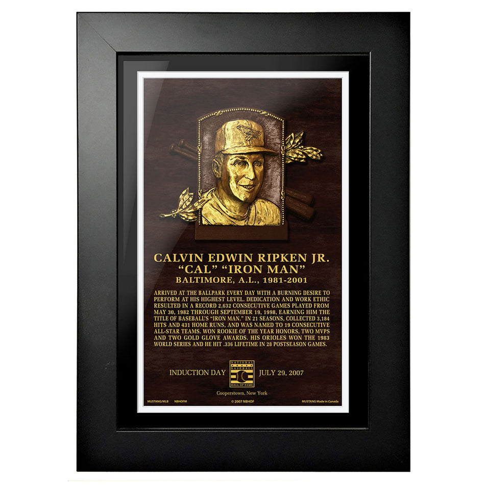 Cal Ripken Legend 8"x10" Framed Art Baltimore Orioles