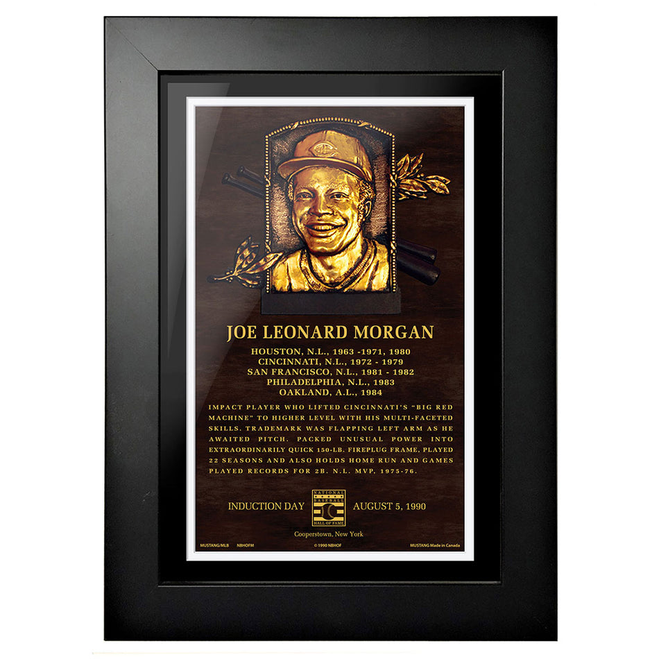 Joe Morgan Legend 8"x10" Framed Art Cincinnati Reds